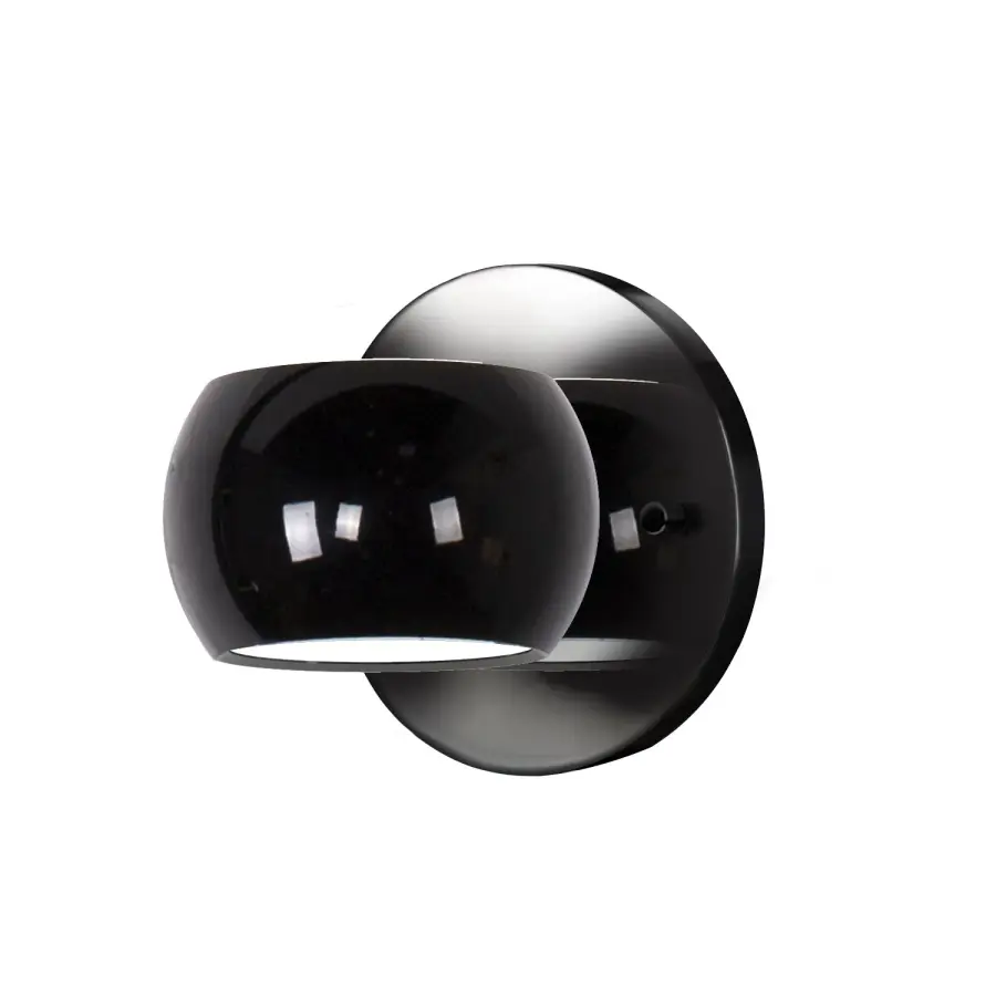 Flux 4-Inch Wall Sconce in Graphite Black - Image 3