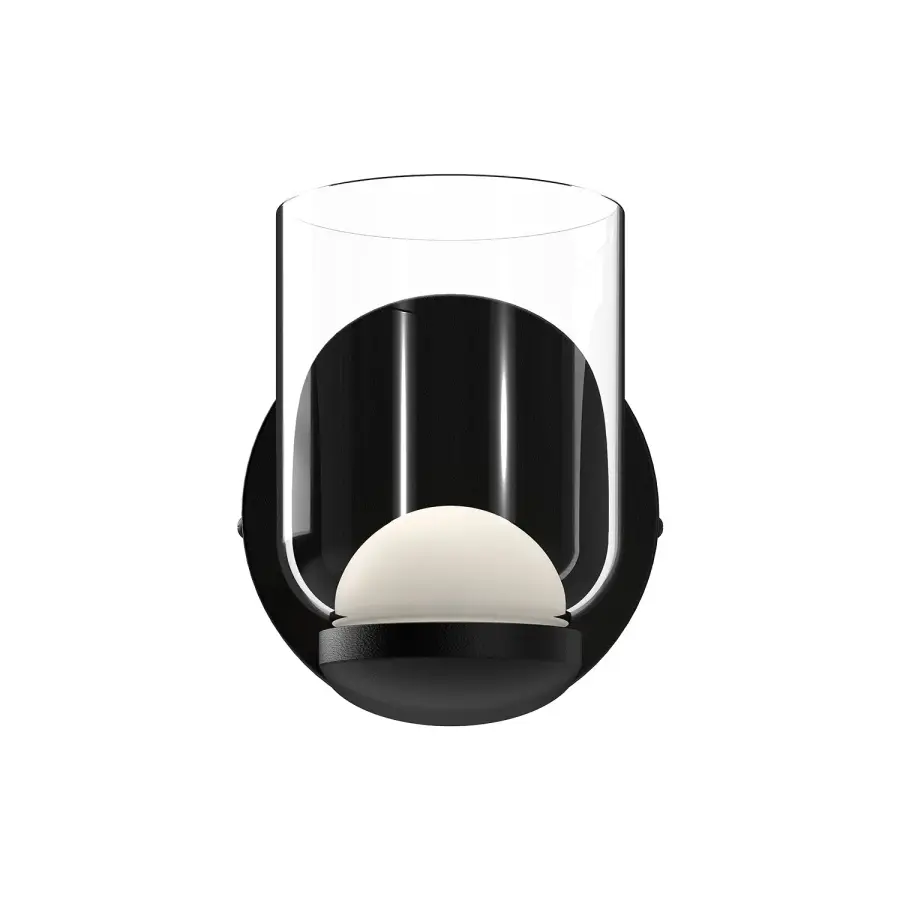 Cedar 4-Inch Wall Sconce in Matte Black - Image 2