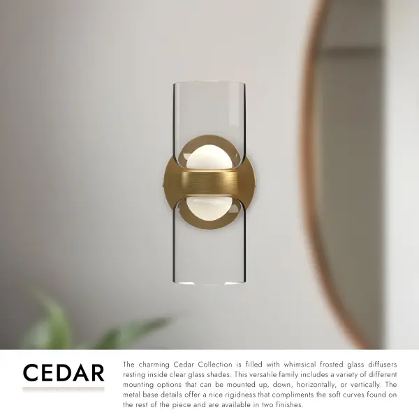 Cedar 11-Inch Wall Sconce in Matte Black - Image 7