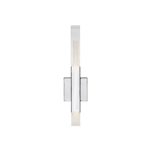 Sleek Modern Wall Sconce with Integrated LED and Dramatic Design - Image 2