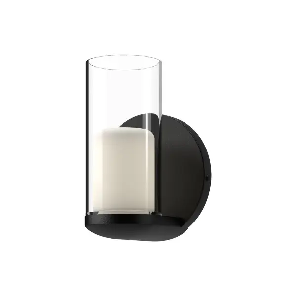 Birch 3-Light Wall Sconce in Matte Black - Image 1