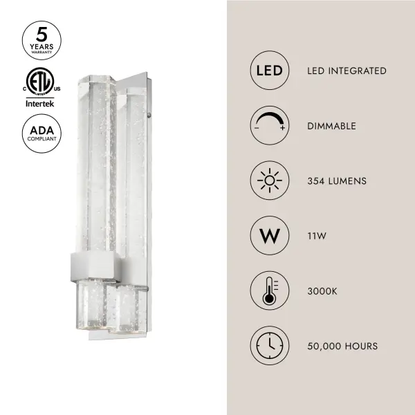 Warwick 15-Inch LED Wall Sconce - Image 7
