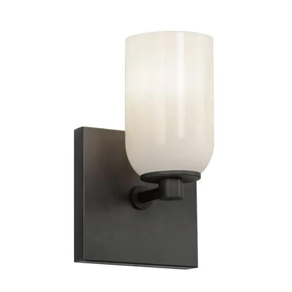 Nola 4-Inch Wall Sconce in Chrome with Gold Opal Glass - Image 5