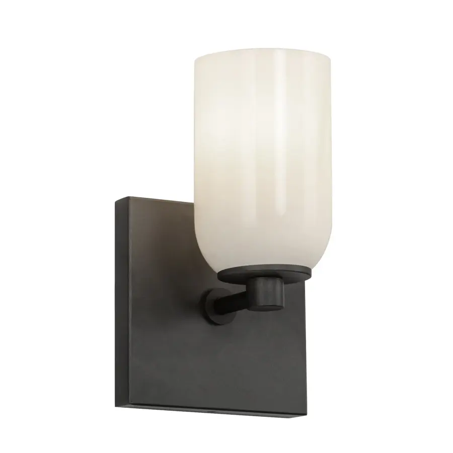 Nola 4-Inch Wall Sconce in Chrome with Gold Opal Glass - Image 5