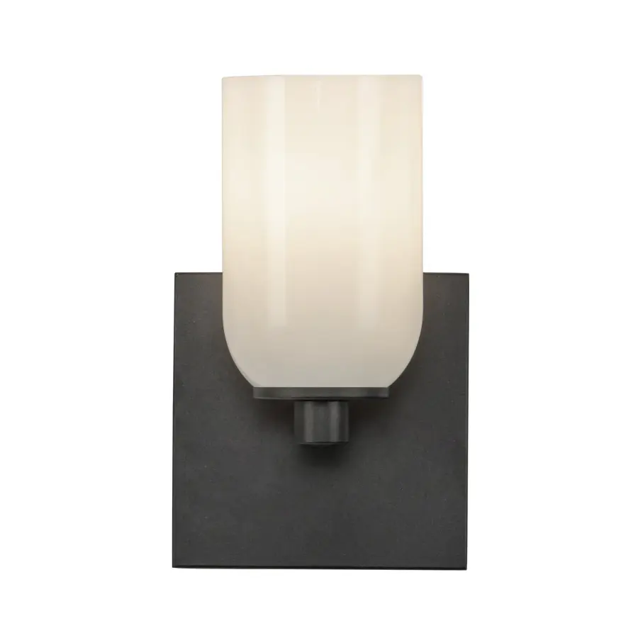 Nola 4-Inch Wall Sconce in Chrome with Gold Opal Glass - Image 6