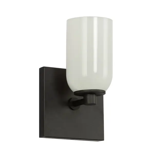 Nola 4-Inch Wall Sconce in Chrome with Gold Opal Glass - Image 7