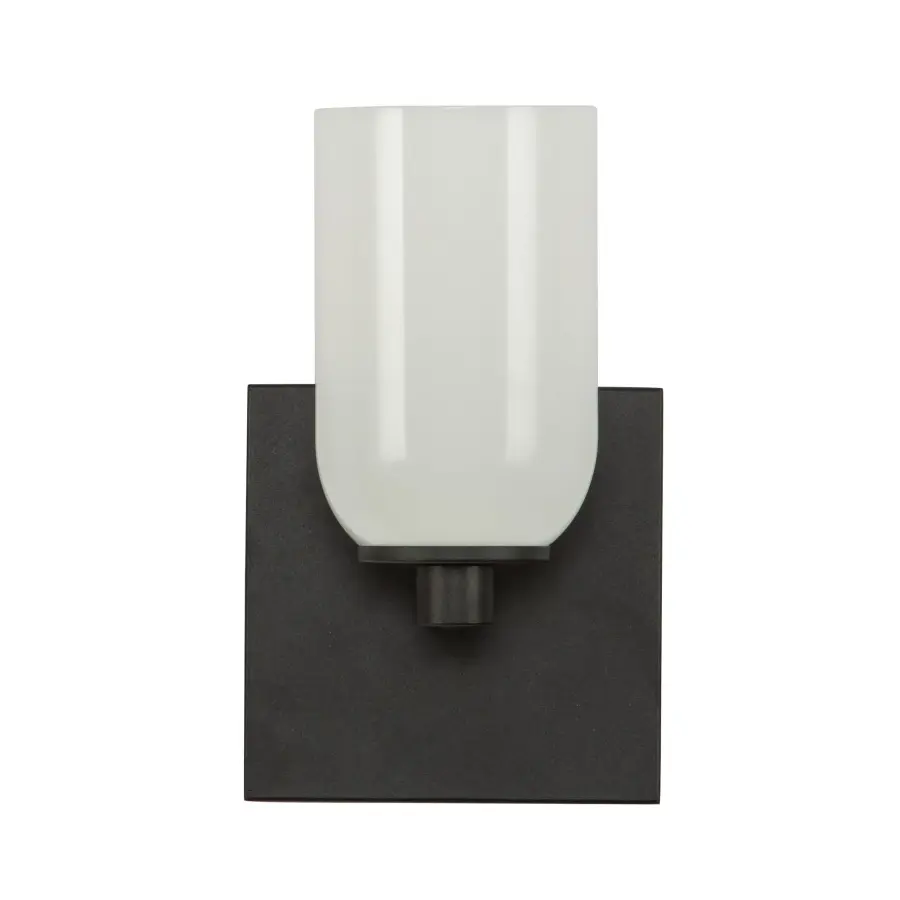 Nola 4-Inch Wall Sconce in Chrome with Gold Opal Glass - Image 8