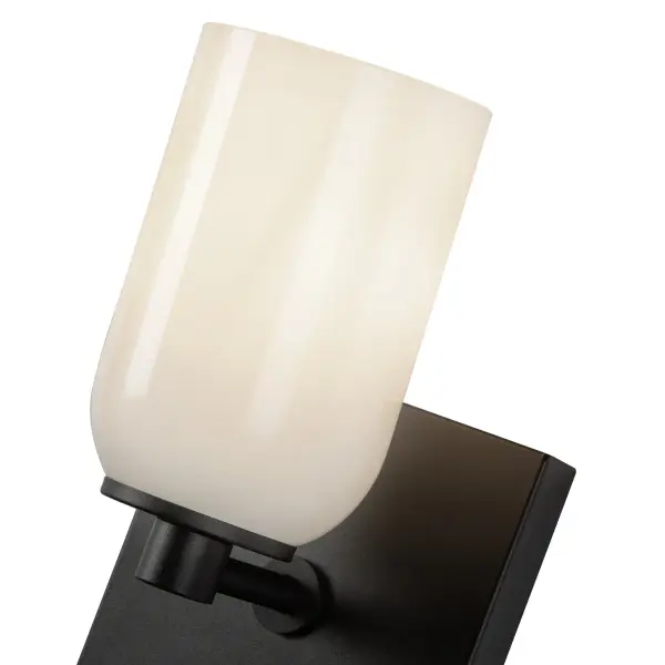 Nola 4-Inch Wall Sconce in Chrome with Gold Opal Glass - Image 9