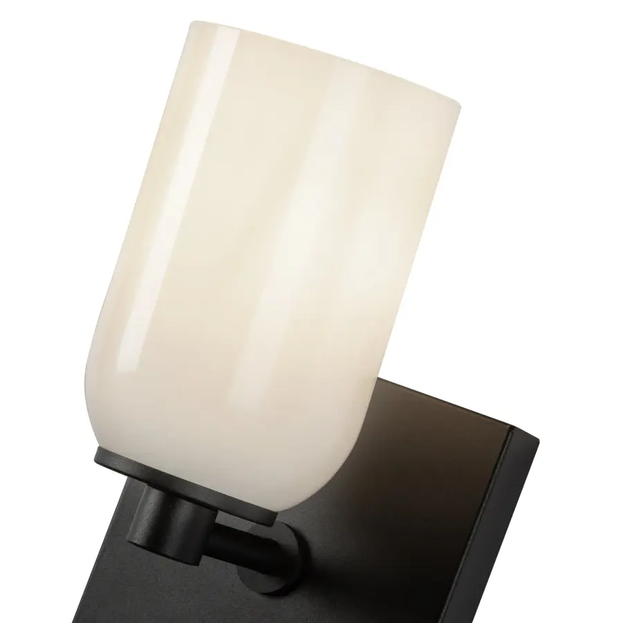 Nola 4-Inch Wall Sconce in Chrome with Gold Opal Glass - Image 9