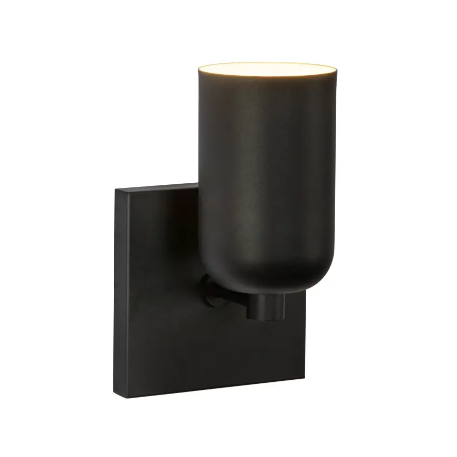 Nola 4-Inch Wall Sconce in Chrome with Gold Opal Glass - Image 10