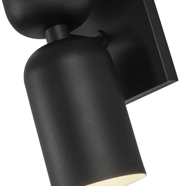 Nola 12-Inch Wall Sconce in Matte Black - Image 12