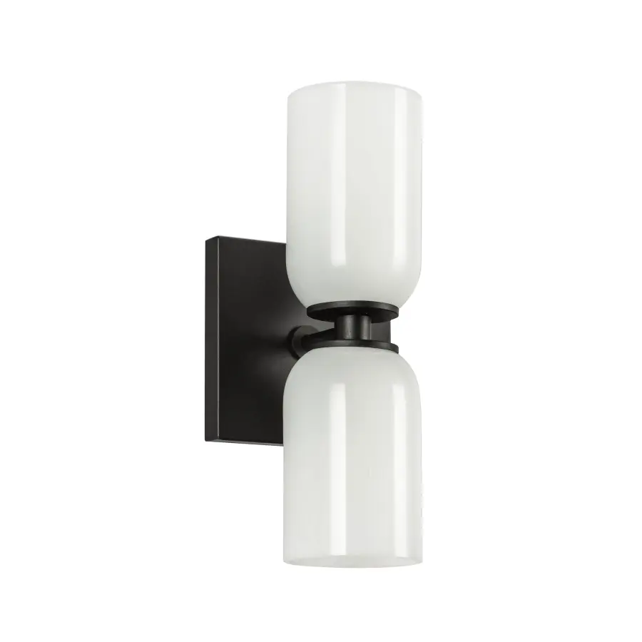 Nola 12-Inch Wall Sconce in Matte Black - Image 5
