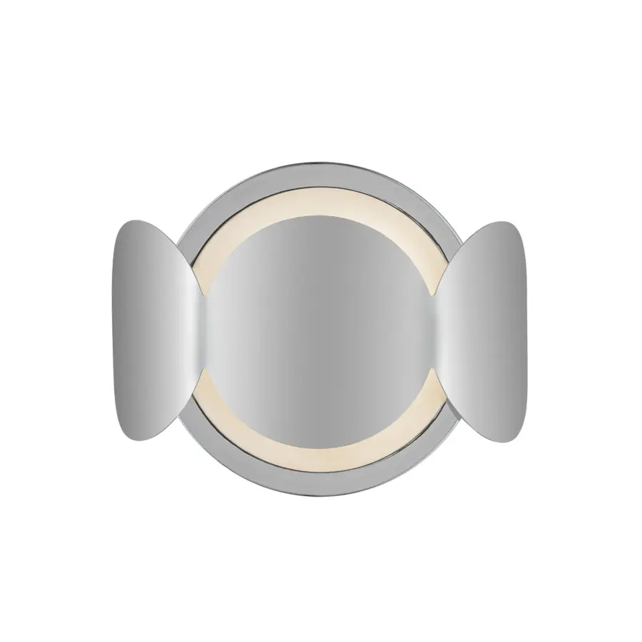 Ciel 10-Inch Wall Sconce in Chrome with Opal Glass - Image 6