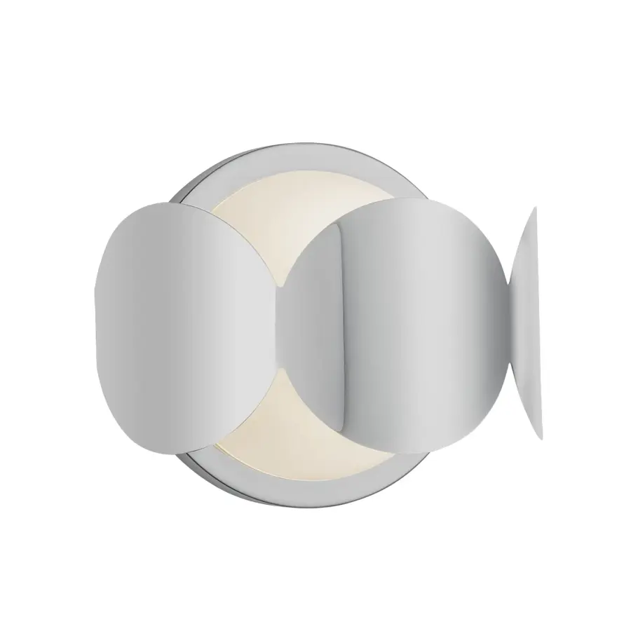 Ciel 10-Inch Wall Sconce in Chrome with Opal Glass - Image 7
