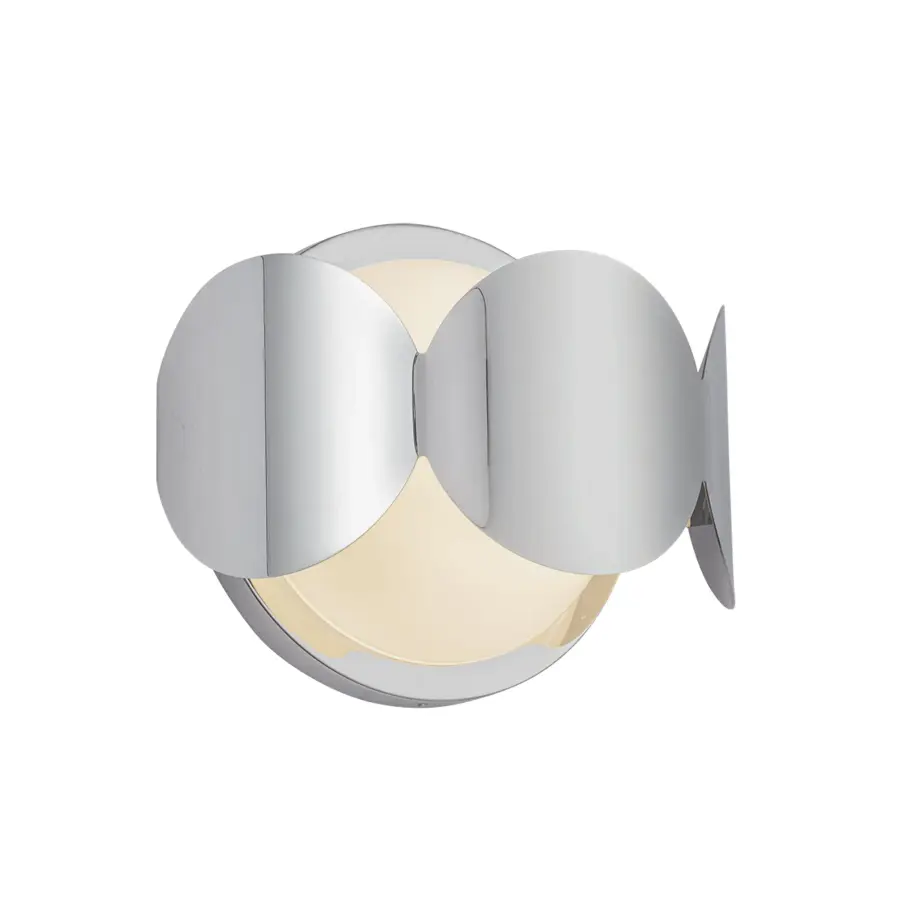 Ciel 10-Inch Wall Sconce in Chrome with Opal Glass - Image 8