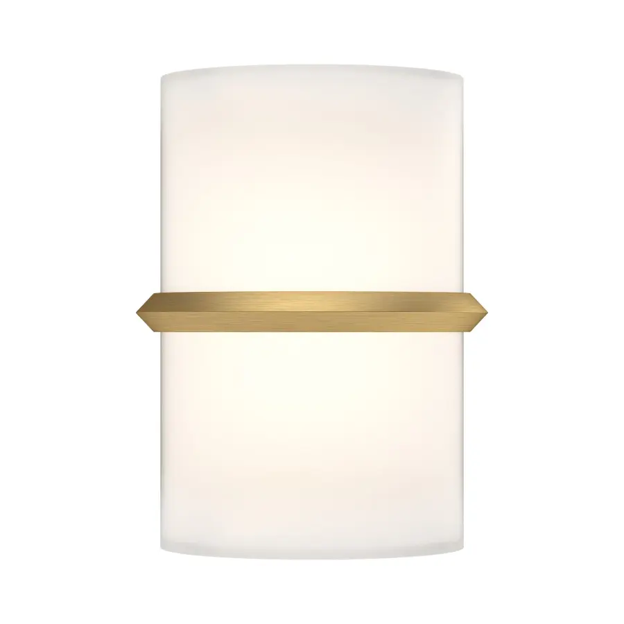 Pondi 9-Inch Wall Sconce in Brushed Gold - Image 1