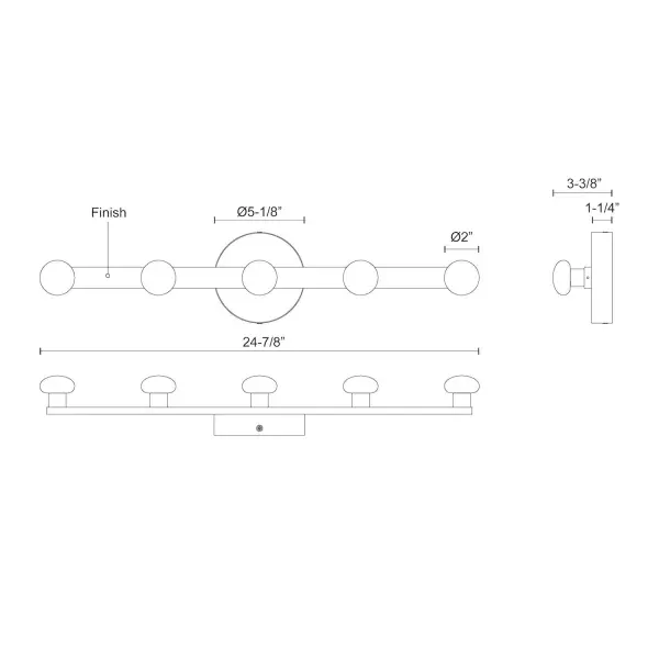 Hollywood Glamour Meets Modern Minimalism in Versatile Wall Sconce - Image 6