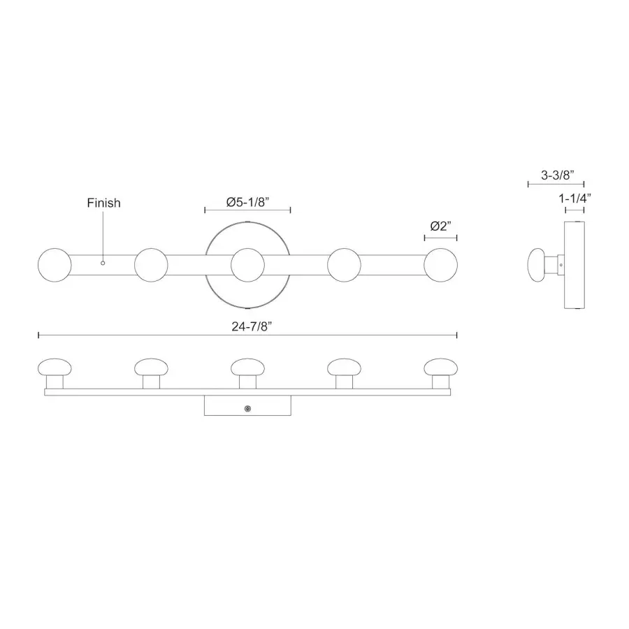 Hollywood Glamour Meets Modern Minimalism in Versatile Wall Sconce - Image 6