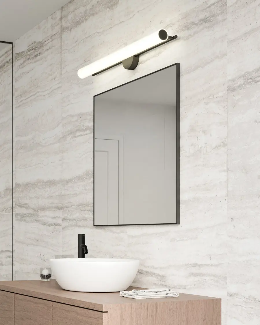 Gramercy 36-Inch Wall Sconce in Matte Black - Image 3