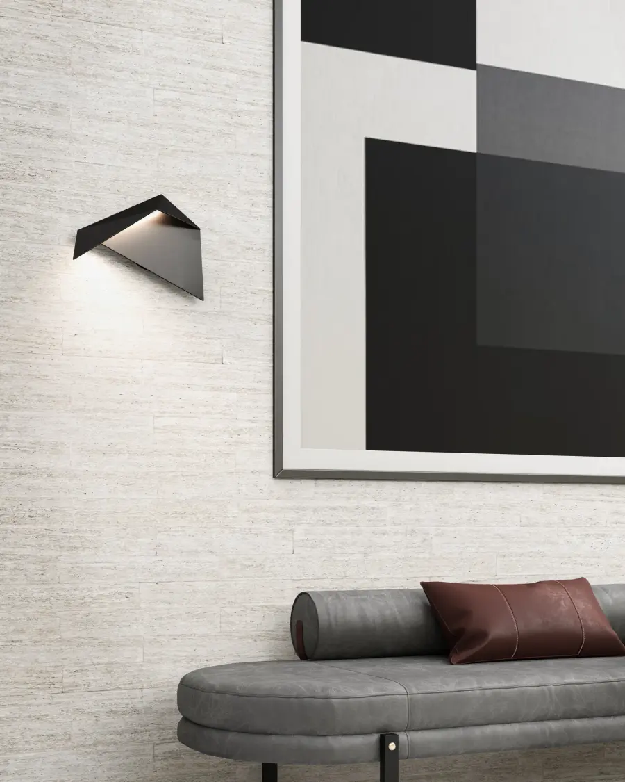 Taro 10-Inch Wall Sconce in White - Image 3