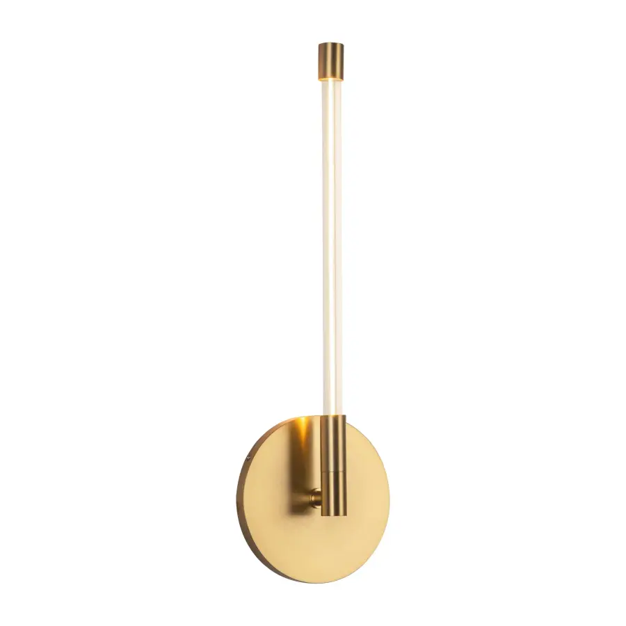 Motif 14-Inch Wall Sconce in Brushed Gold - Image 2