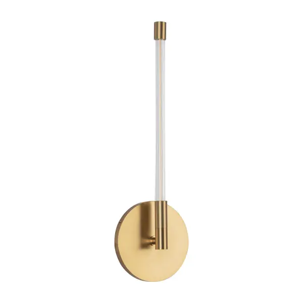 Motif 14-Inch Wall Sconce in Brushed Gold - Image 3