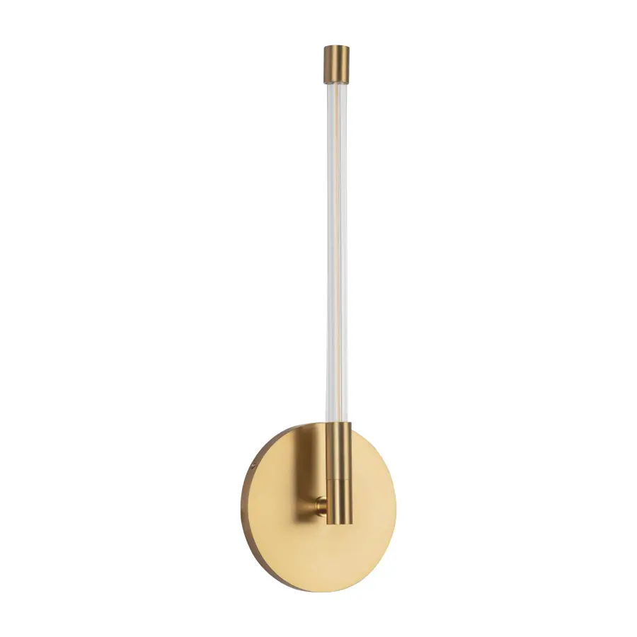 Motif 14-Inch Wall Sconce in Brushed Gold - Image 3