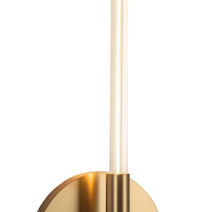 Motif 14-Inch Wall Sconce in Brushed Gold - Image 5