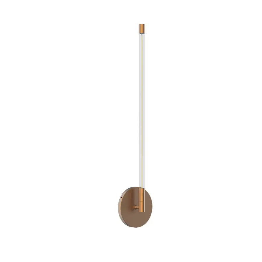 Motif 22-Inch Wall Sconce in Brushed Gold - Image 1