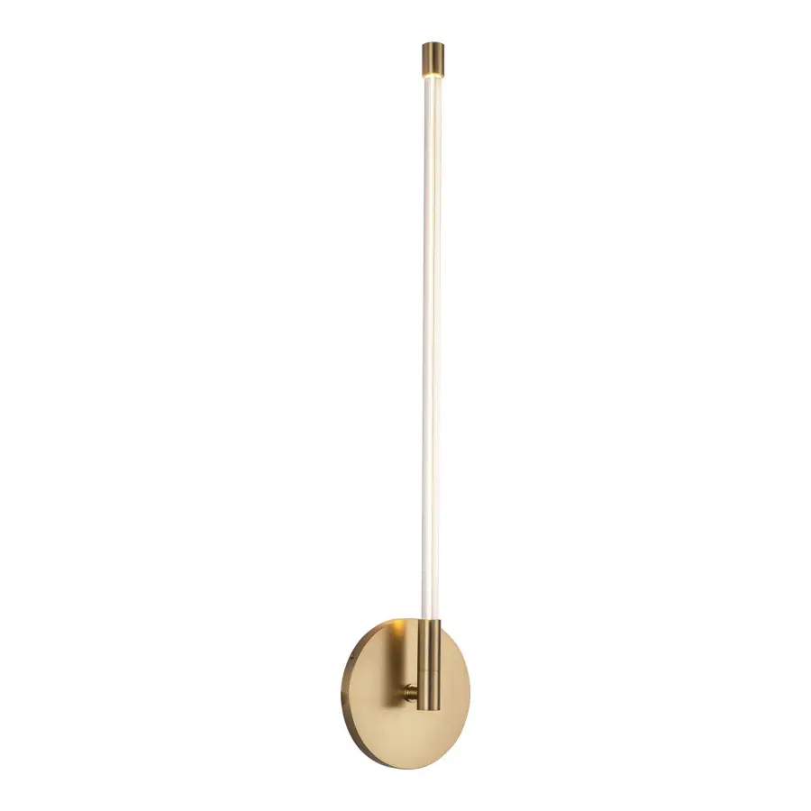 Motif 22-Inch Wall Sconce in Brushed Gold - Image 3