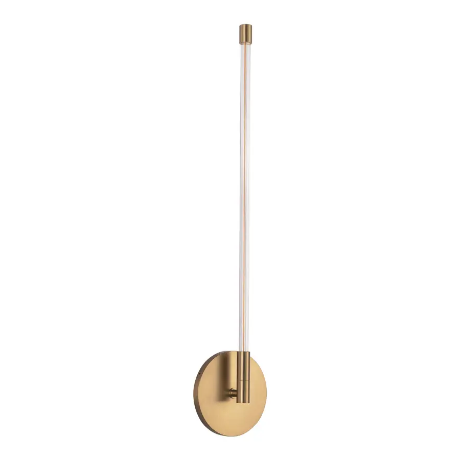 Motif 22-Inch Wall Sconce in Brushed Gold - Image 4