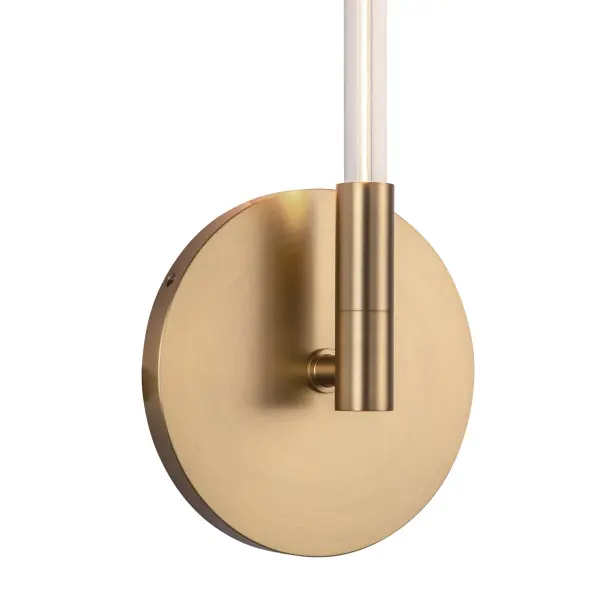 Motif 22-Inch Wall Sconce in Brushed Gold - Image 6