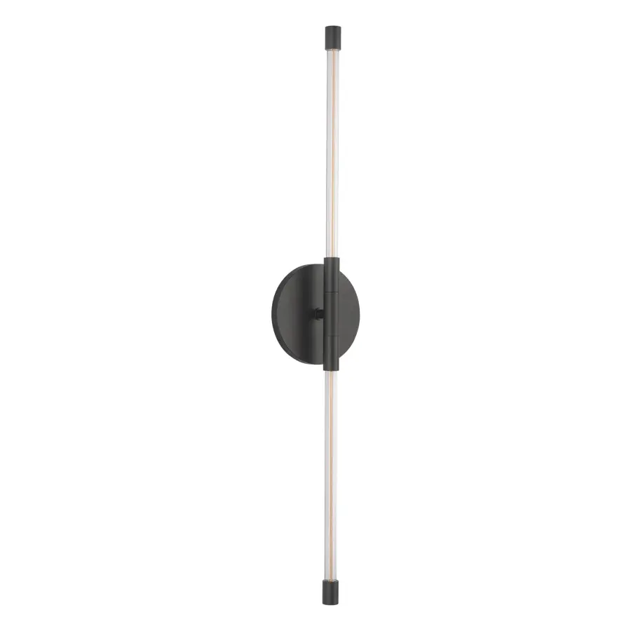 Motif 26-Inch Wall Sconce in Brushed Gold - Image 3