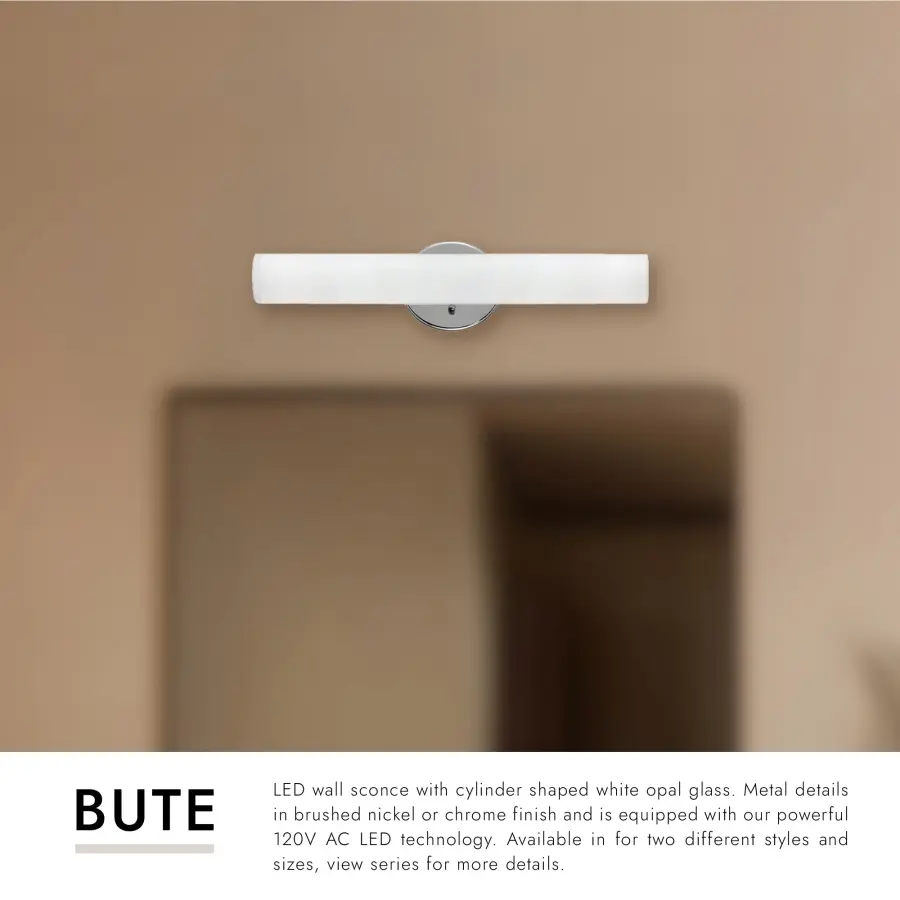 Bute 18-Inch Wall Sconce in Matte Black - Image 5