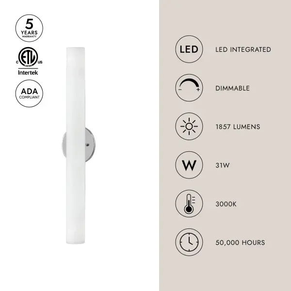Bute 32-Inch LED Wall Sconce - Image 6
