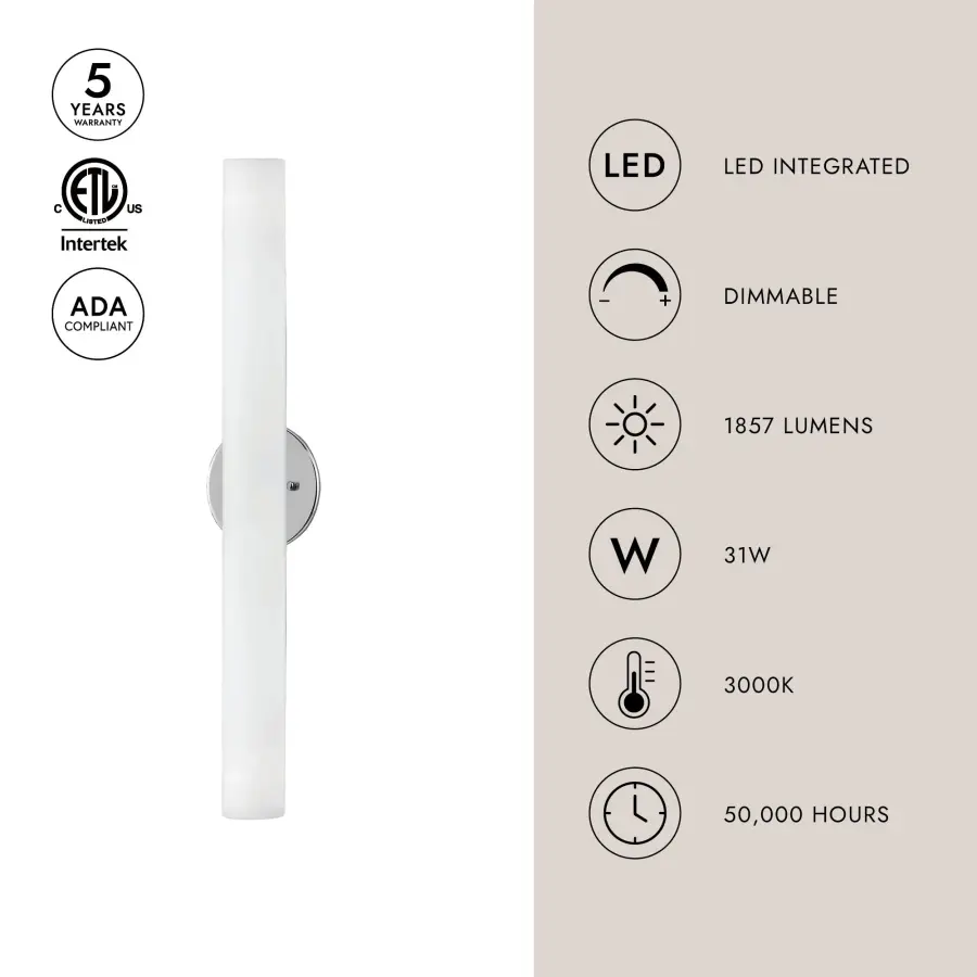 Bute 32-Inch LED Wall Sconce - Image 6