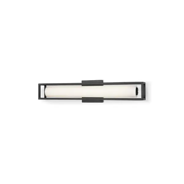 Lochwood 21-Inch Wall Sconce in Matte Black - Image 2