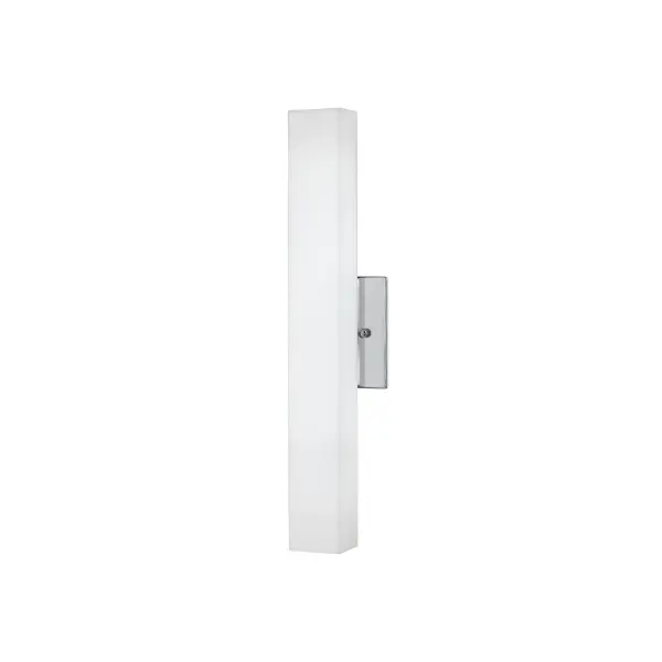 The Melville 18" wall sconce combines contemporary design with practical LED technology. Its rectangular opal glass diffuser provides even, warm white light perfect for bathroom vanities and hallways. Dimmable integrated LED eliminates bulb replacement.