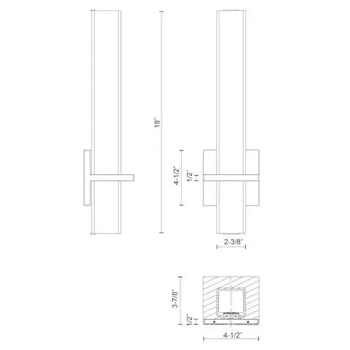 Nepal 18" Wall Sconce in Brushed Gold - Image 11