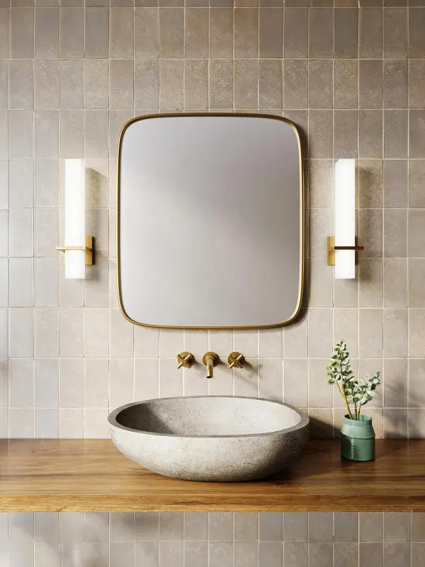 Nepal 18" Wall Sconce in Brushed Gold - Image 3