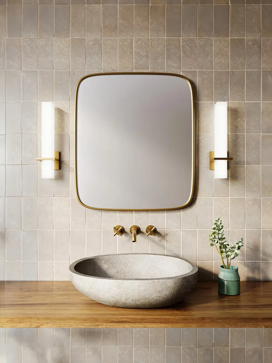 Nepal 18" Wall Sconce in Brushed Gold - Image 3