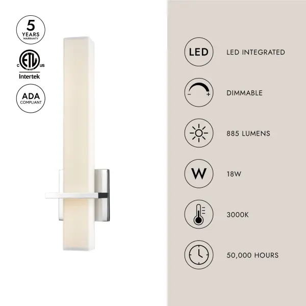 Nepal 18" Wall Sconce in Brushed Gold - Image 8