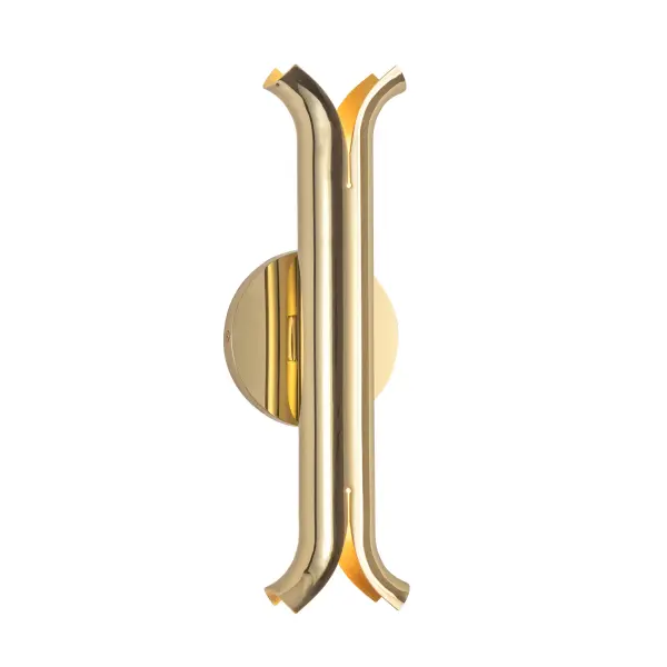 Husk 14-Inch Wall Sconce in Polished Nickel - Image 3