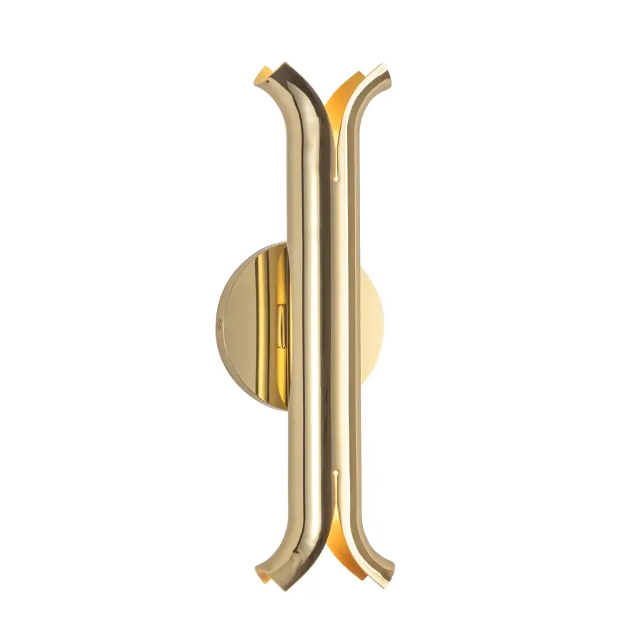 Husk 14-Inch Wall Sconce in Polished Nickel - Image 3