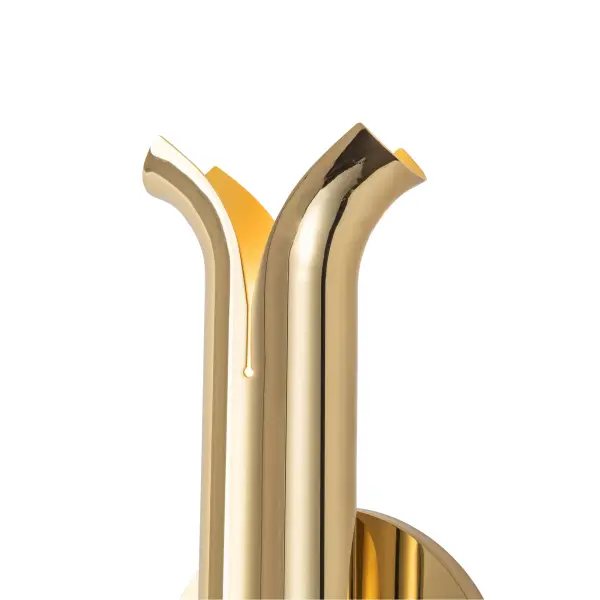 Husk 14-Inch Wall Sconce in Polished Nickel - Image 4