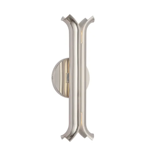 Husk 14-Inch Wall Sconce in Polished Nickel - Image 6