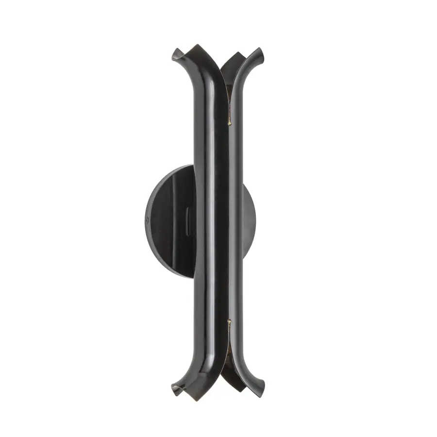 Husk 14-Inch Wall Sconce in Polished Nickel - Image 9