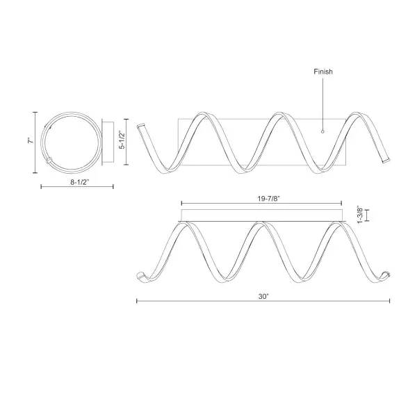 Synergy 30-Inch Wall Sconce - Image 9