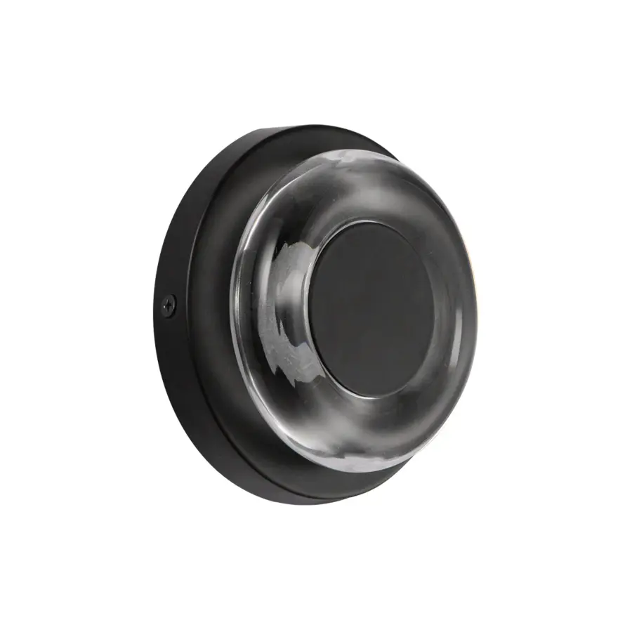 Stephord 4-Inch Wall Sconce in Matte Black with Clear Glass - Image 12