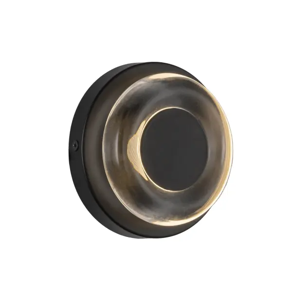 Stephord 4-Inch Wall Sconce in Matte Black with Clear Glass - Image 10